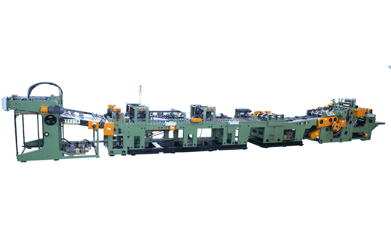 Línea de fabricación de bolsas de compras de papel