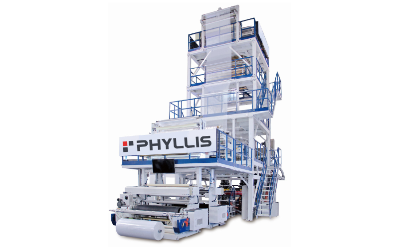 Three layer ABC blown film machine